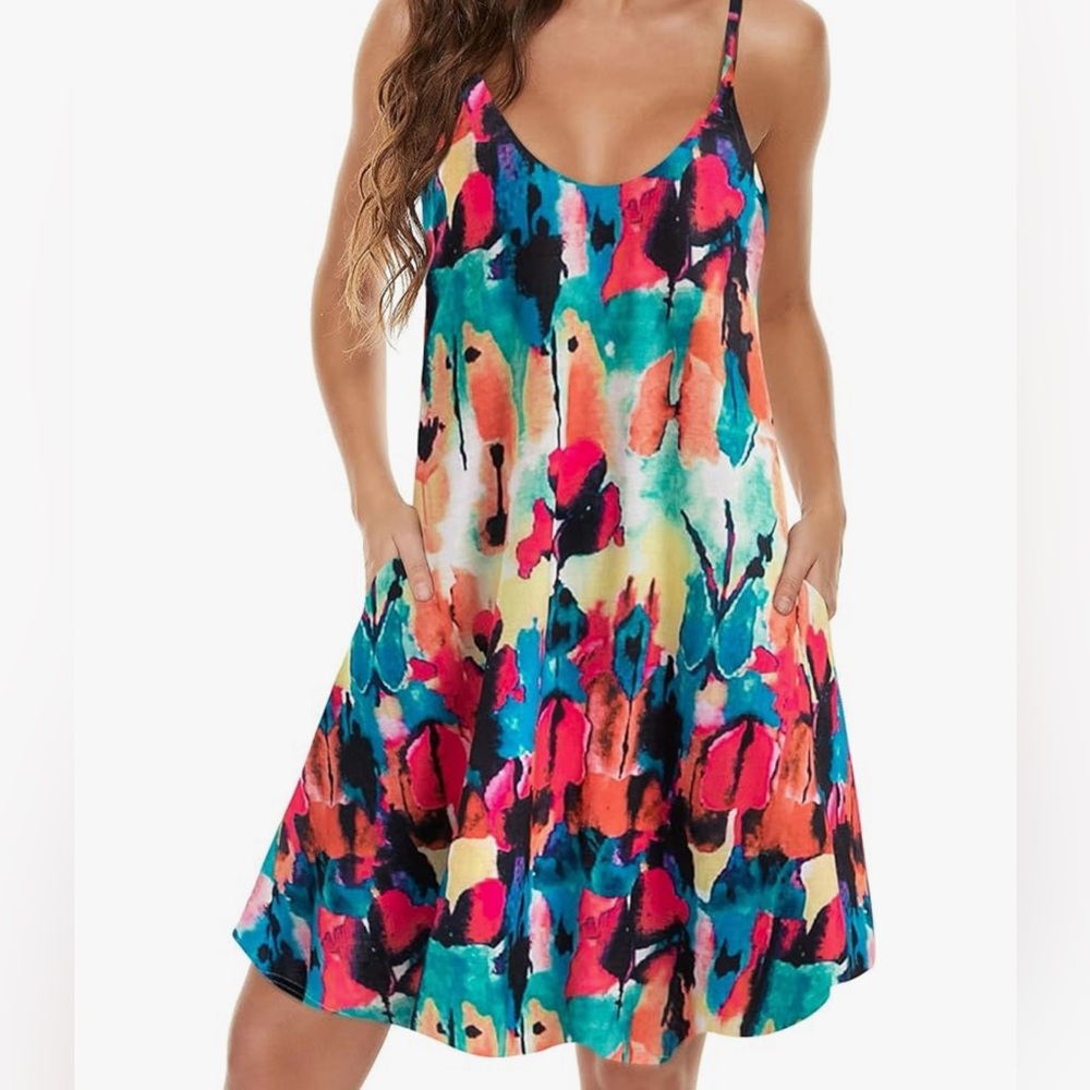 Spaghetti strap sundress